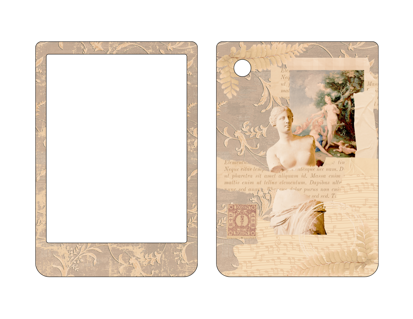 Kobo Clara Skin to print at home – Mythology-Inspired Roman & Greek Collage