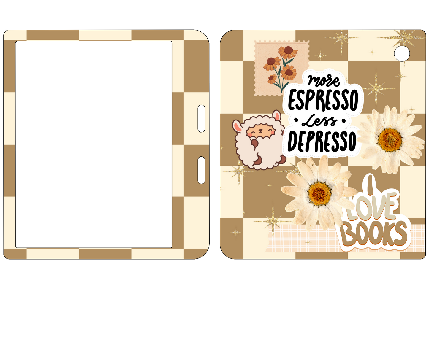 More Espresso Less Depresso Kobo Skin Insert and Skins