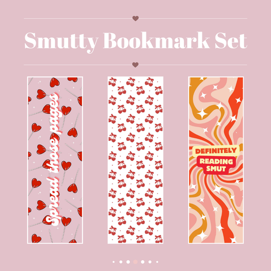 Smutty Bookmark PNG Bundle - Printable Bookish Bookmarks PNG | Digital Download