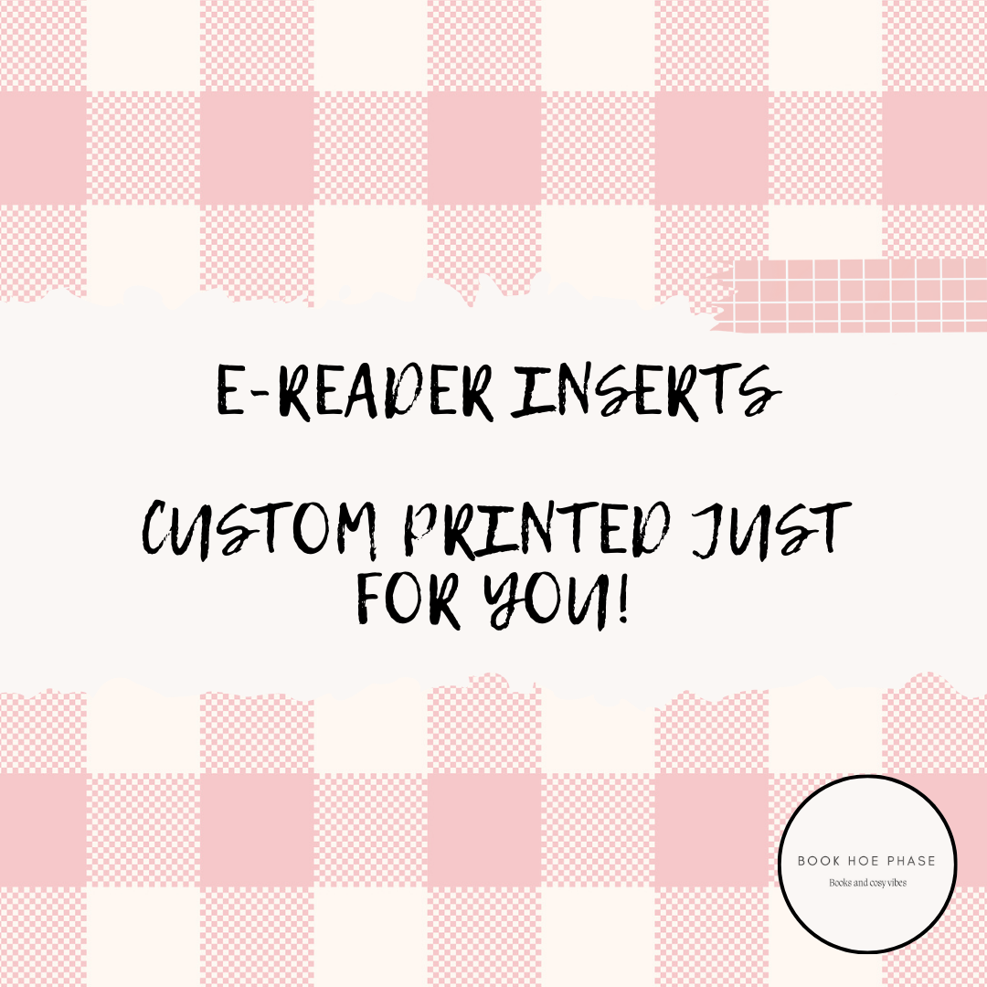 Personalized Inserts for E-readers (Kindle, Kobo, Boox) - Custom Printed Just for You!