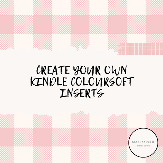 Make Your Own Inserts for Kindle Coloursoft - Kindle Coloursoft Canva Template Editable File